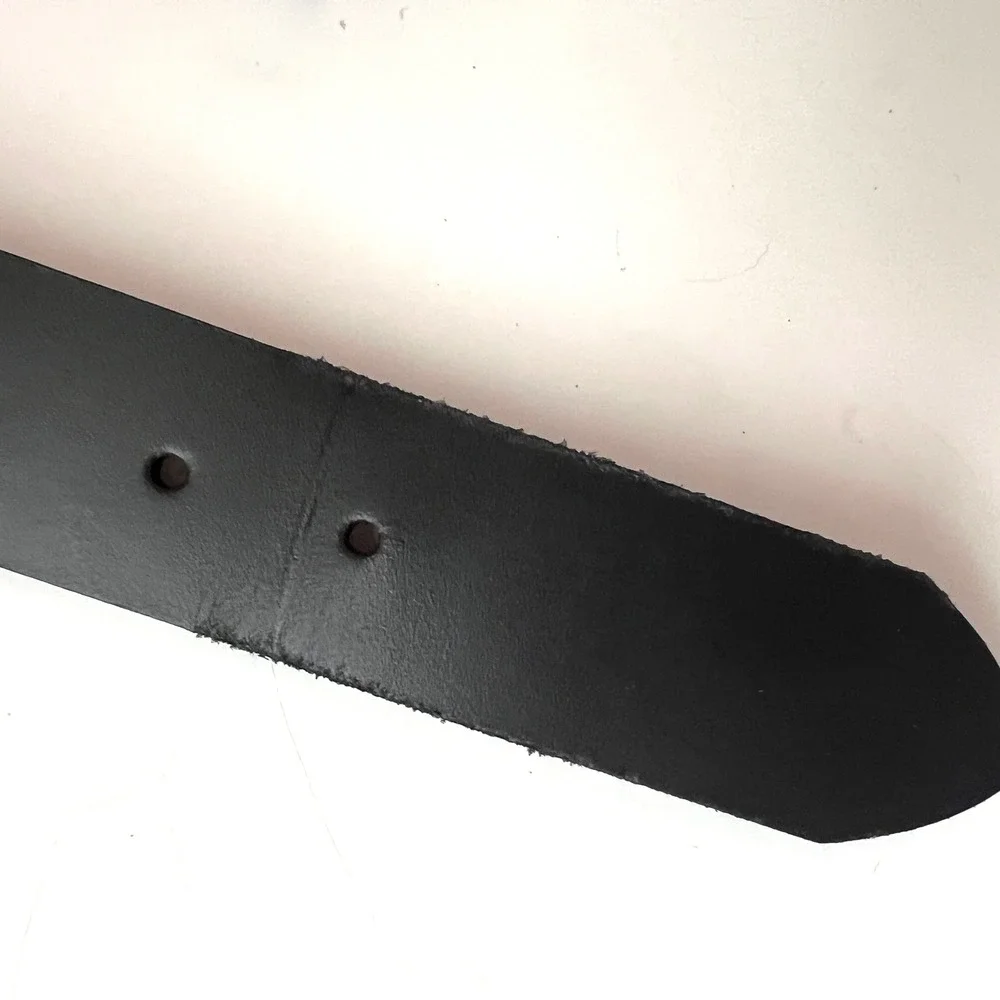 Signature Levi Strauss‎ & Co. Black Leather Belt Casual Reversible 32/30